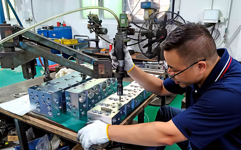 Dongguan Zhongwei Metal Products Co., Ltd ligne de production du fabricant