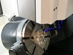 Métal de haute précision 5 axes usinage CNC acier inoxydable laiton aluminium boîtier de moteur