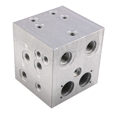 Ventilateur hydraulique en aluminium à manifold blocs CNC de tournage de fraisage pour machines industrielles