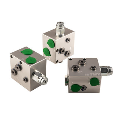 Service de traitement personnalisé de blocs de soupapes hydrauliques en acier d'aluminium