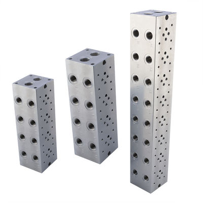 Alliage d'aluminium Al6061 Bloc de soupape de cylindre hydraulique