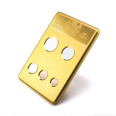 Pièces d'usinage CNC en laiton anodisé Aluminium 6061 Pièces en tôle Shell en aluminium