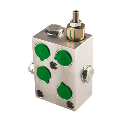 Système de déplacement de l'excavateur à traitement CNC à manœuvre hydraulique en acier inoxydable 316L de haute précision Bloc de vanne dédié