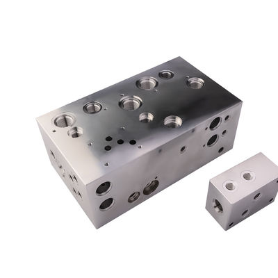 Dispositif hydraulique en alliage d'aluminium de qualité aéronautique Conception intégrée multicanal