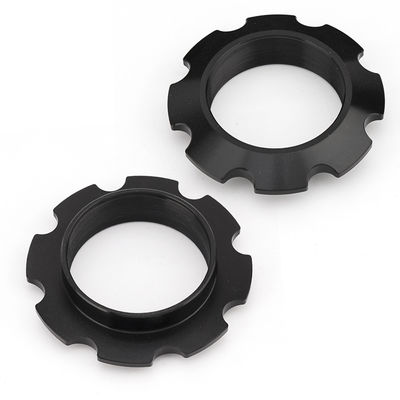 Services de traitement d'aluminium CNC sur mesure Anodisation de couleur noir/or